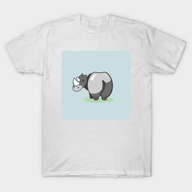 rhinoceros T-Shirt by mariletsart